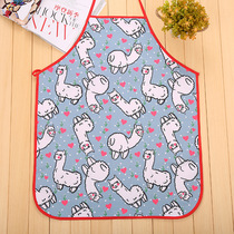Alpaca digital print, sleeveless apron, alpaca apron, waterproof, stain-proof, household apron, kitchen apron