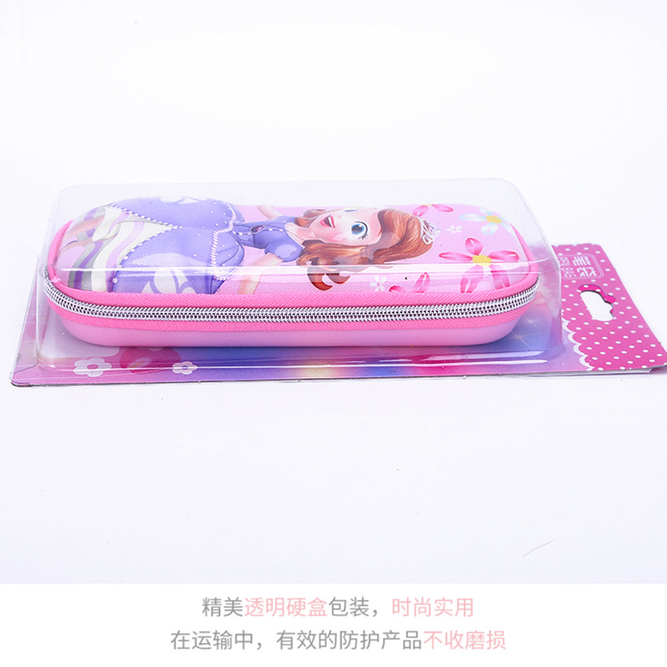 Cartoon Creative Pen Bag Female Primary And Secondary School Students Multi-Color Eva Waterproof Pressure Pen Case Application Scenario