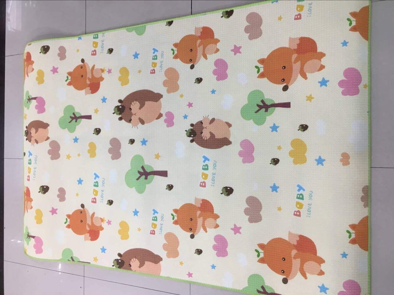 0.5cm double-sided XPE eco-friendly children's climbing mat, baby mat, outdoor mat, picnic mat, foam mat, custom-made full figure