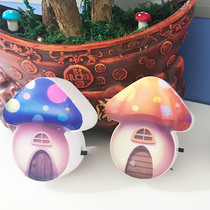 2018 new mushroom night light fashion household switch night light