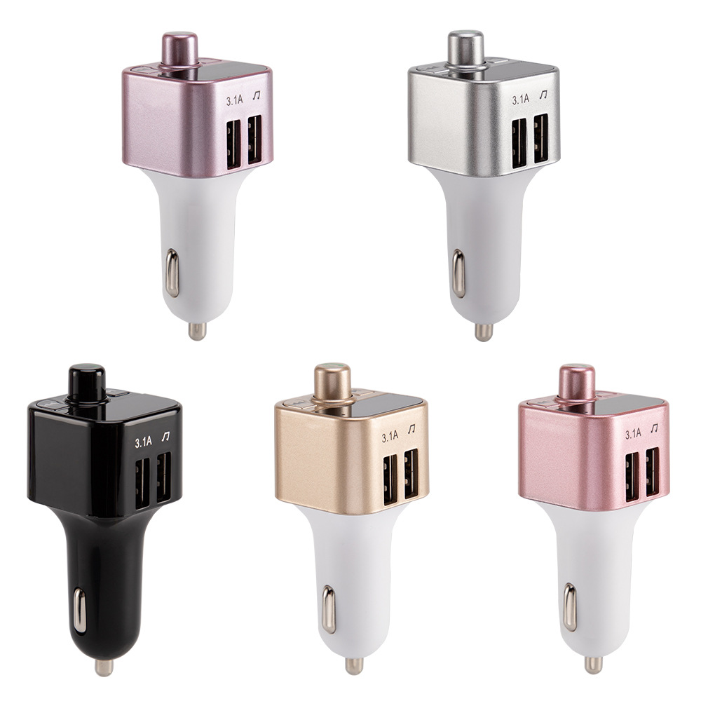 3.1A车载快充 车载蓝牙mp3 车载插卡mp3播放器细节图