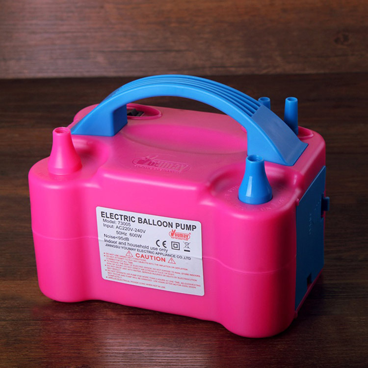 Electric inflator balloon double hole inflator Electric inflator automatic inflator balloon shooting tool