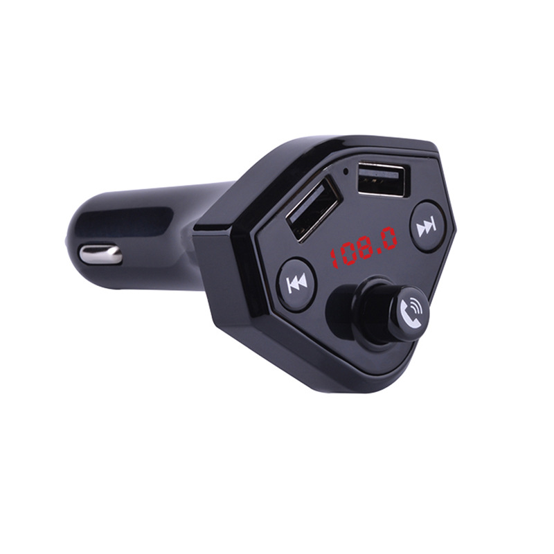 车载mp3蓝牙播放器汽车播放器点烟器式B4蓝牙充电器产品图