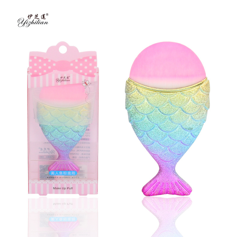 New Eacherin Fish Mermaid Makeup Brush Brush Brush Brush Blush Brush single size 221 full figure