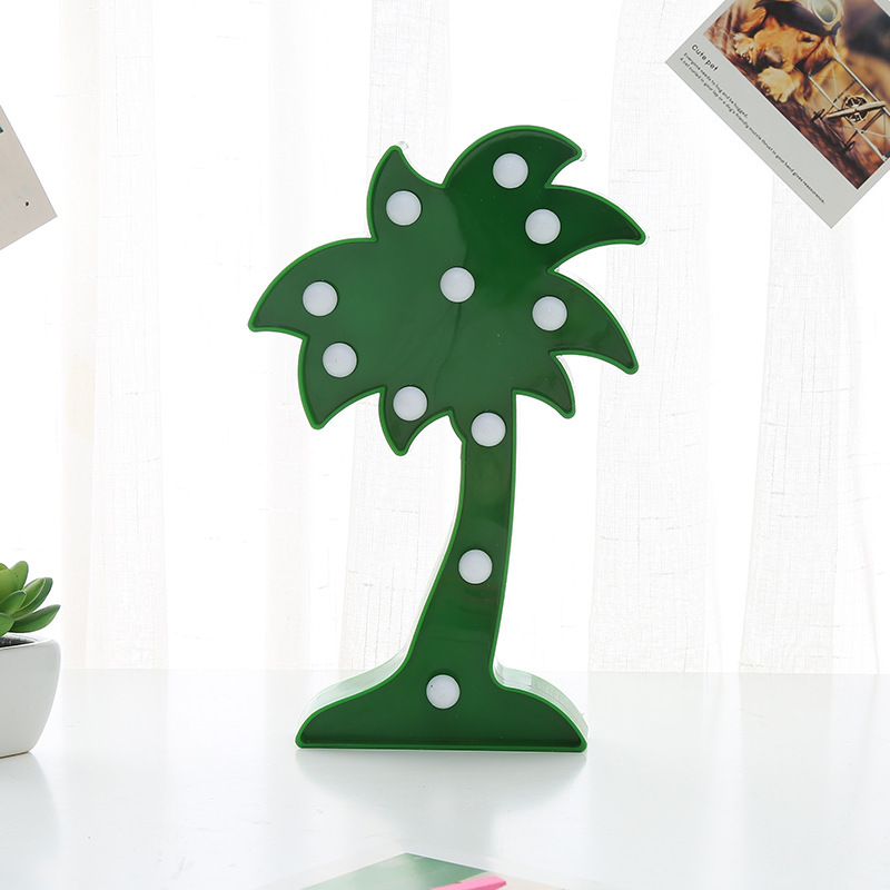 Cactus, Christmas tree, coconut tree, LED modeling lights, decoration lights, room decoration LED lights