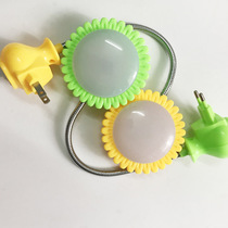 Cartoon creative plug-in energy-saving night light indoor bedside LED energy-saving light
