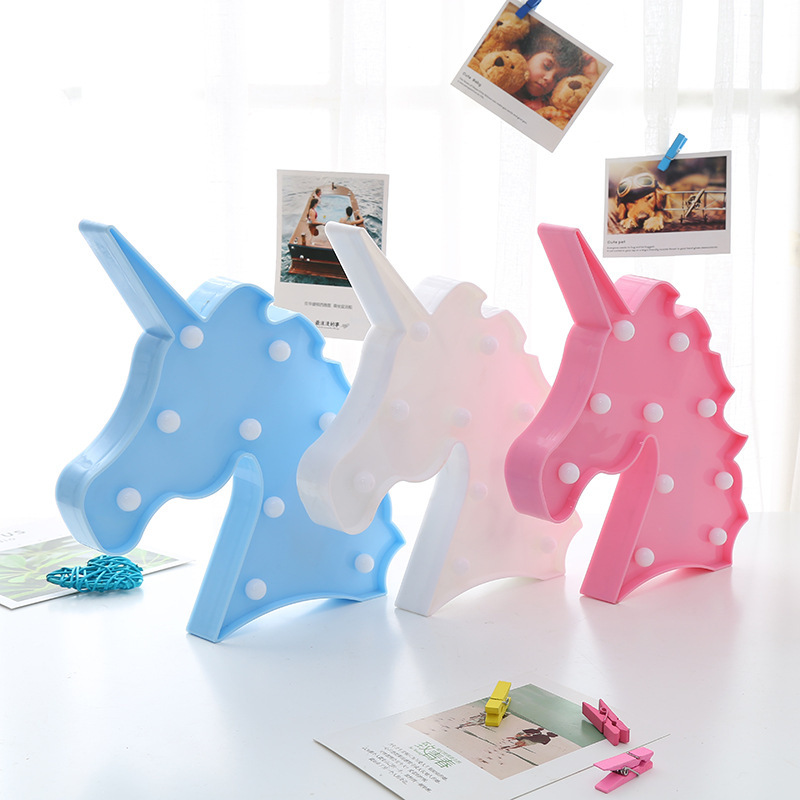 New Instagram unicorn Night Lights, Chic Decorations for Christmas birthday party