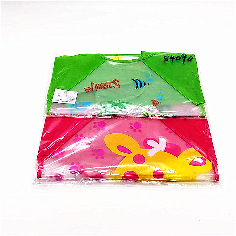 厂家直销宝宝长袖超防水防渗透罩衣围嘴围兜饭衣