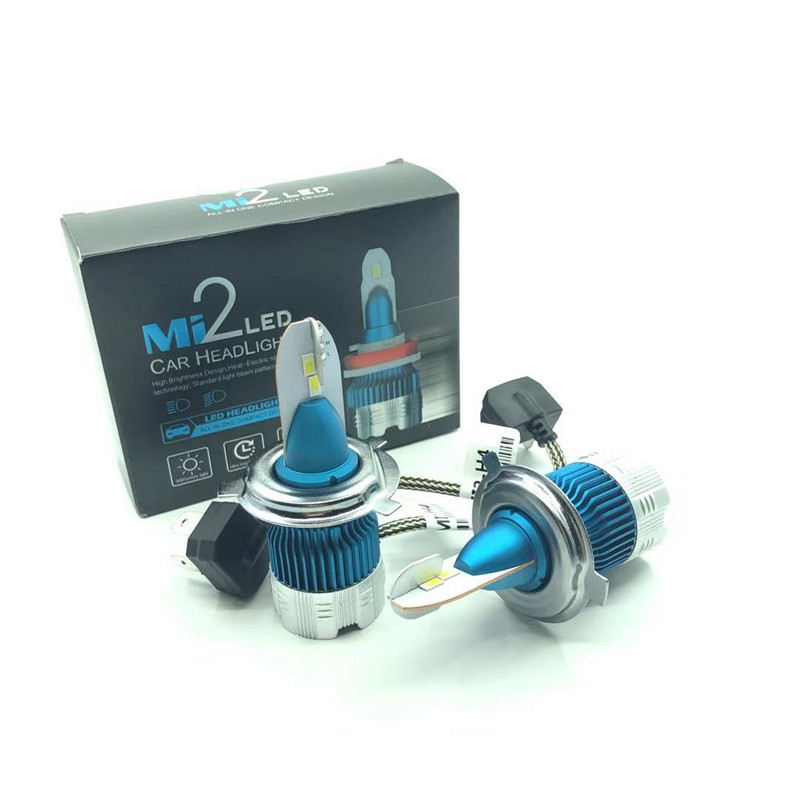 The ultra-bright Mi2 high beams of the car led headlights have been replaced with 35W high-power H4 and H7 spotlights Application Scenario