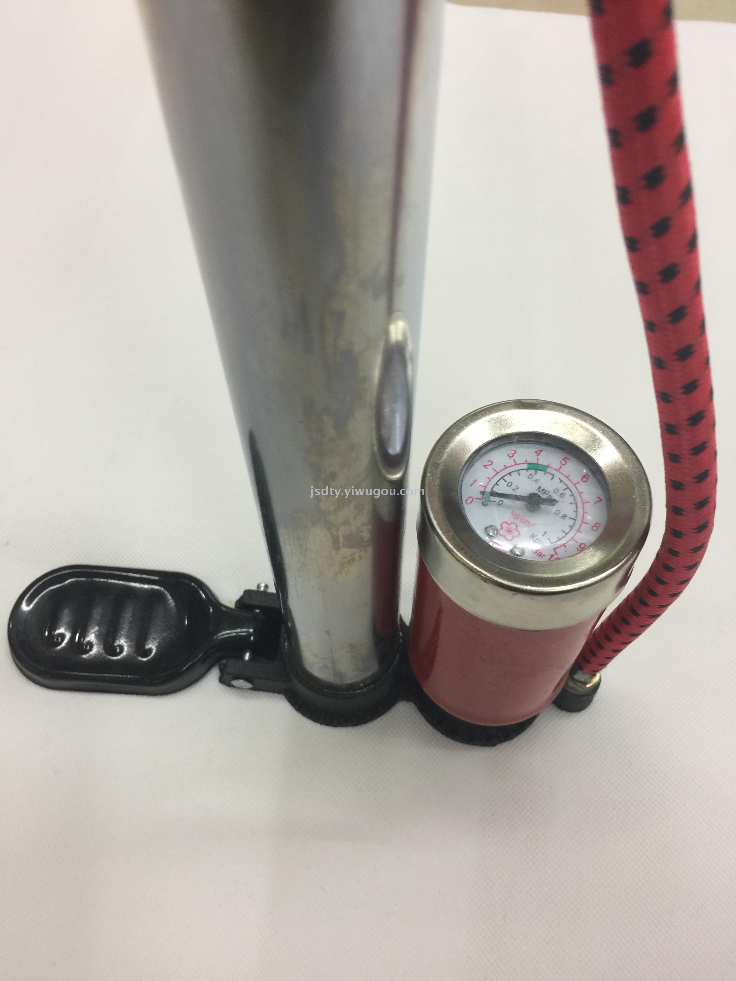 高压自行车打气筒 铝合金钢管球类多用途打气筒 手动打气筒产品图