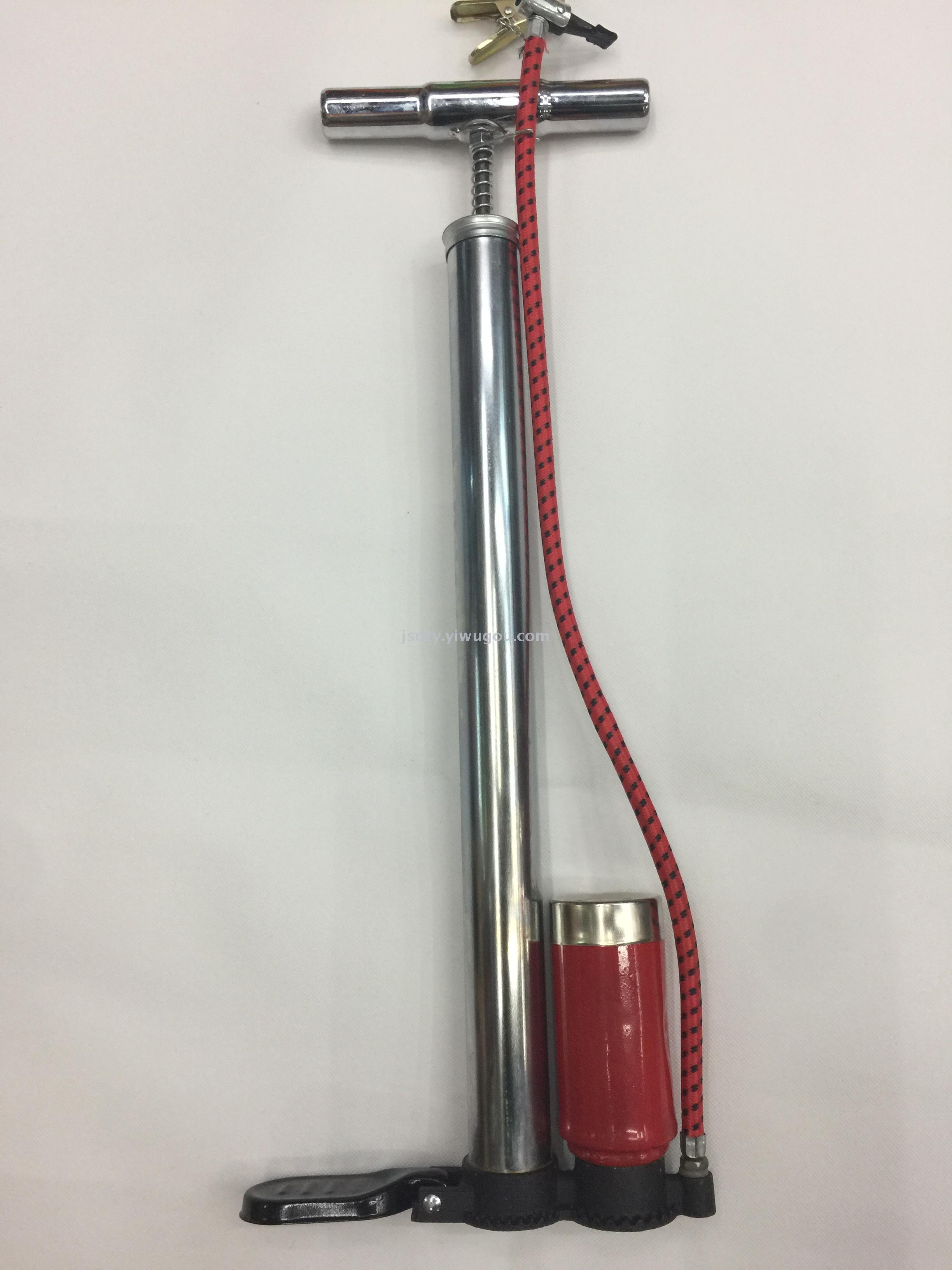 高压自行车打气筒 铝合金钢管球类多用途打气筒 手动打气筒