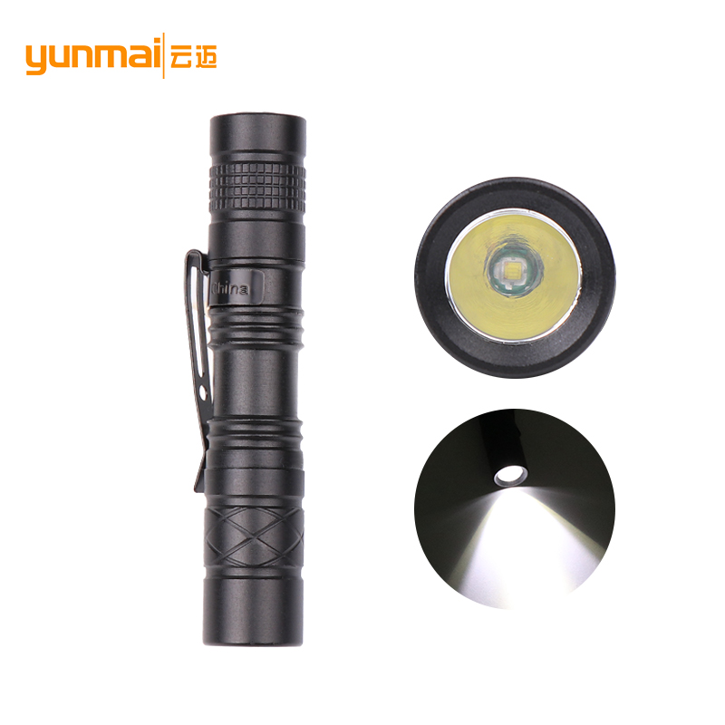 مصابيح أقلام مصغرة من سبائك الألومنيوم من طراز XPE LED جديدة عابرة للحدود باستخدام مصباح يدوي خفيف يعمل بالضوء من طراز XPE ED (1 AAA)