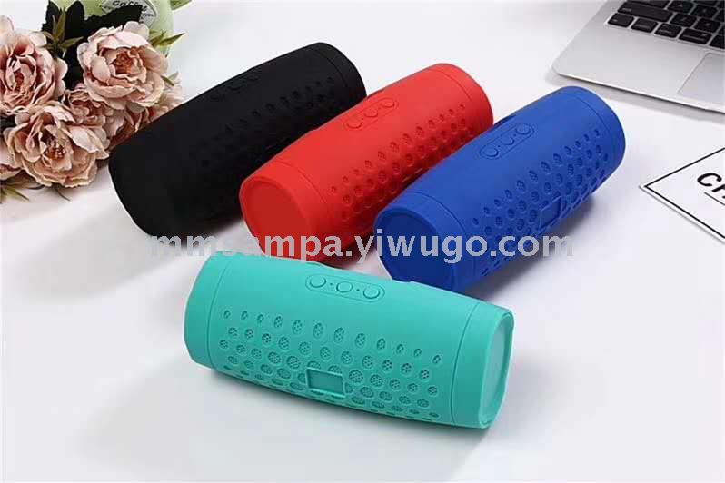 新款双喇叭蓝牙时尚电脑音响插卡FMU盘超低音音响