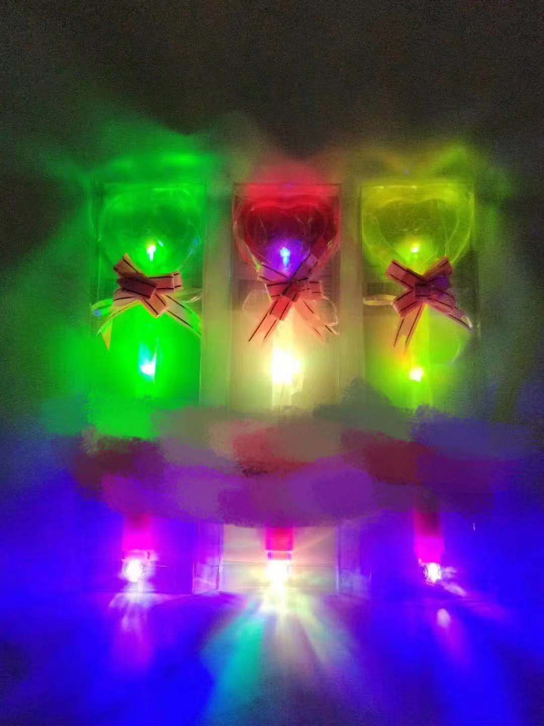 Seven-color flashing LED glowing lollipops, wine bars, candies, nightclubs, KTVS, nightclubs, festival gifts Specification image