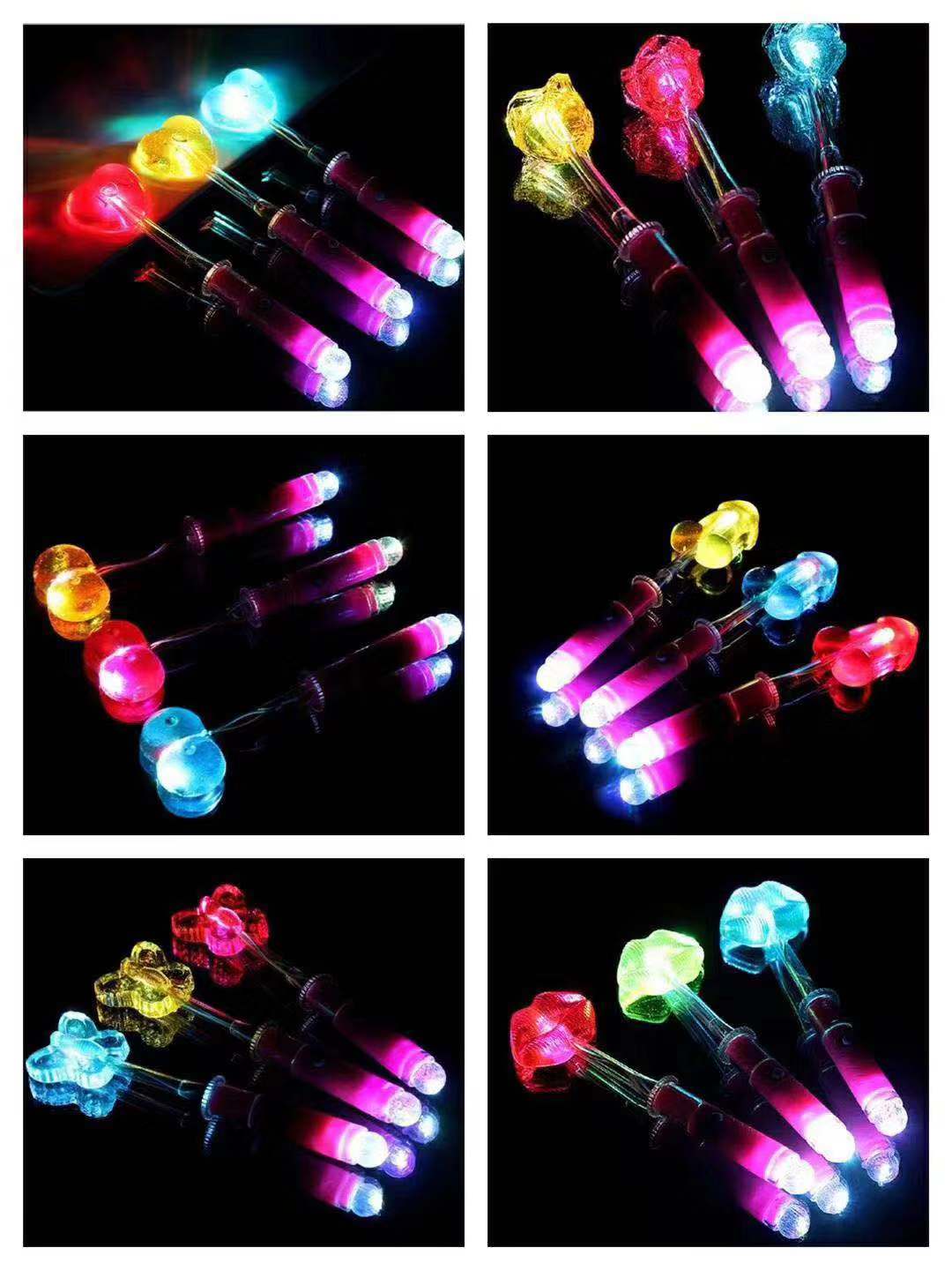 Seven-color flashing LED glowing lollipops, wine bars, candies, nightclubs, KTVS, nightclubs, festival gifts Application Scenario