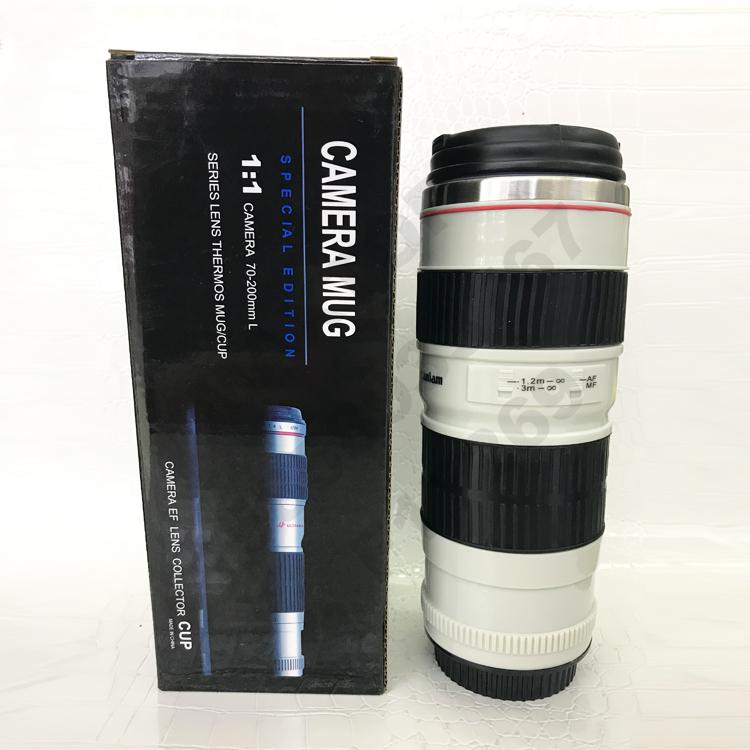 New small black and white camera lens cup Photography enthusiasts gift creative cup coffee cup