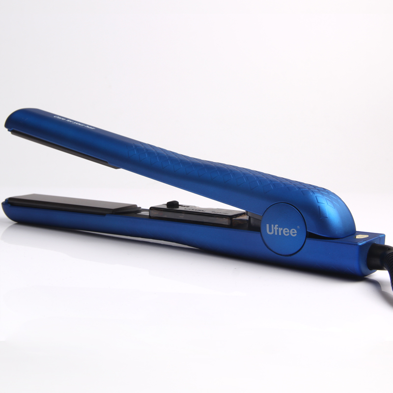 Ufree陶瓷电直夹板不伤发可调温直发器刘海内扣神器烫发器直销详情图2