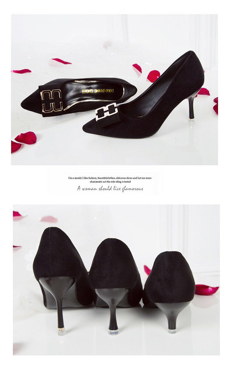 女式时装单鞋实物图