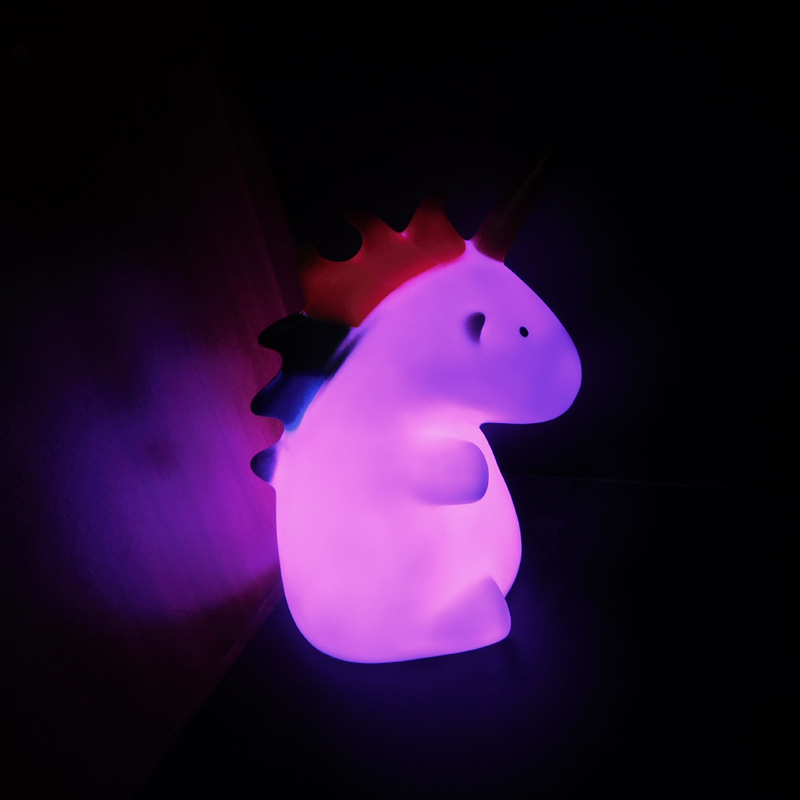 ins独角兽创意小夜灯 卡通儿童玩具房装饰LED灯 爆款发光礼品