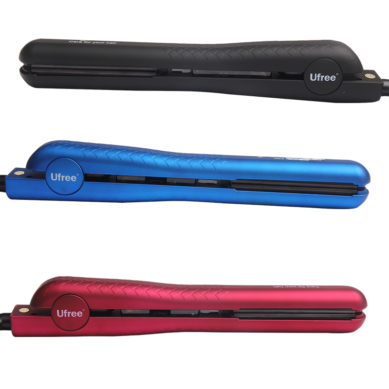 Ufree陶瓷电直夹板不伤发可调温直发器刘海内扣神器烫发器直销详情图3
