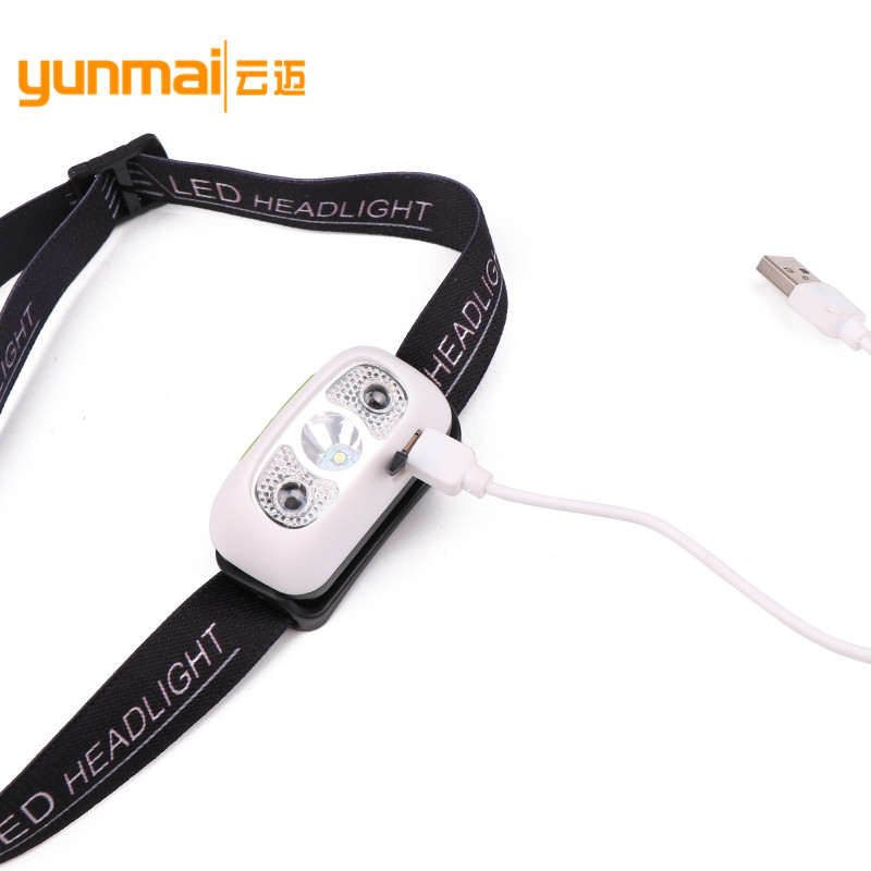 头灯、头戴式电筒实物图