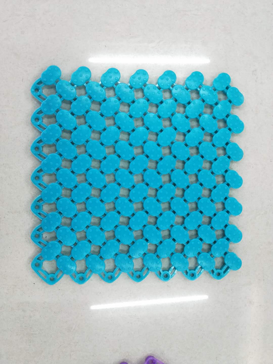 浴室拼接防滑垫 20x20小花生拼接垫