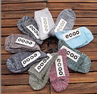 新款火爆男士全棉粗线棉麻袜子 冬季必备 厂家直销爆款