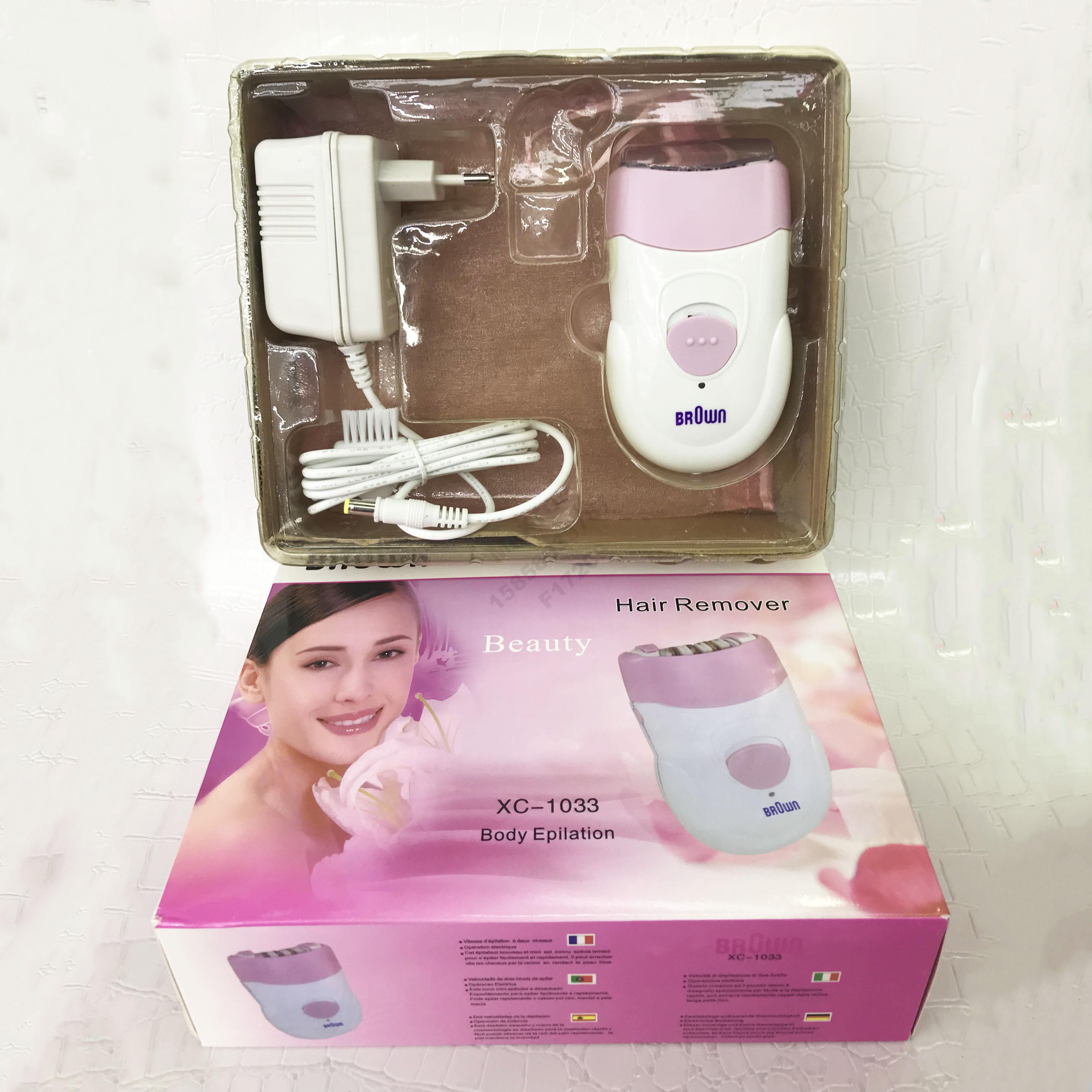 XC-1033 dual-purpose hair removal device for women, featuring both hair plucking and shaving functions Application Scenario