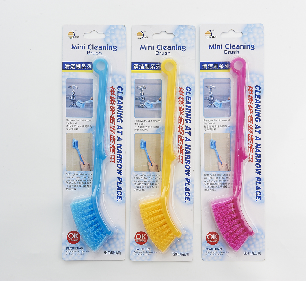 Household wash pot brush kitchen decontaminant brush soft bristle cleaning brush long handle magic brush sink countertop brush