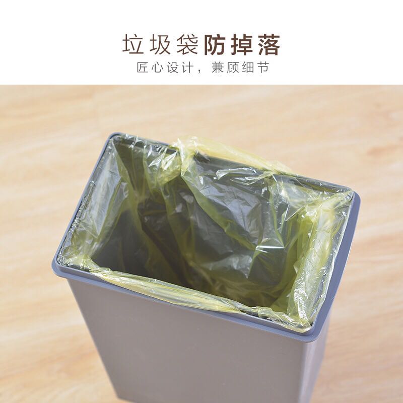 Creative and fashionable trash can, automatic retractable lid trash can, bedroom and living room hygiene bucket Specification image