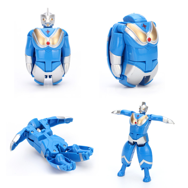 Children's educational transformation building block animation doll toy 777-29 Simulation cartoon robot peripheral model set Specification image