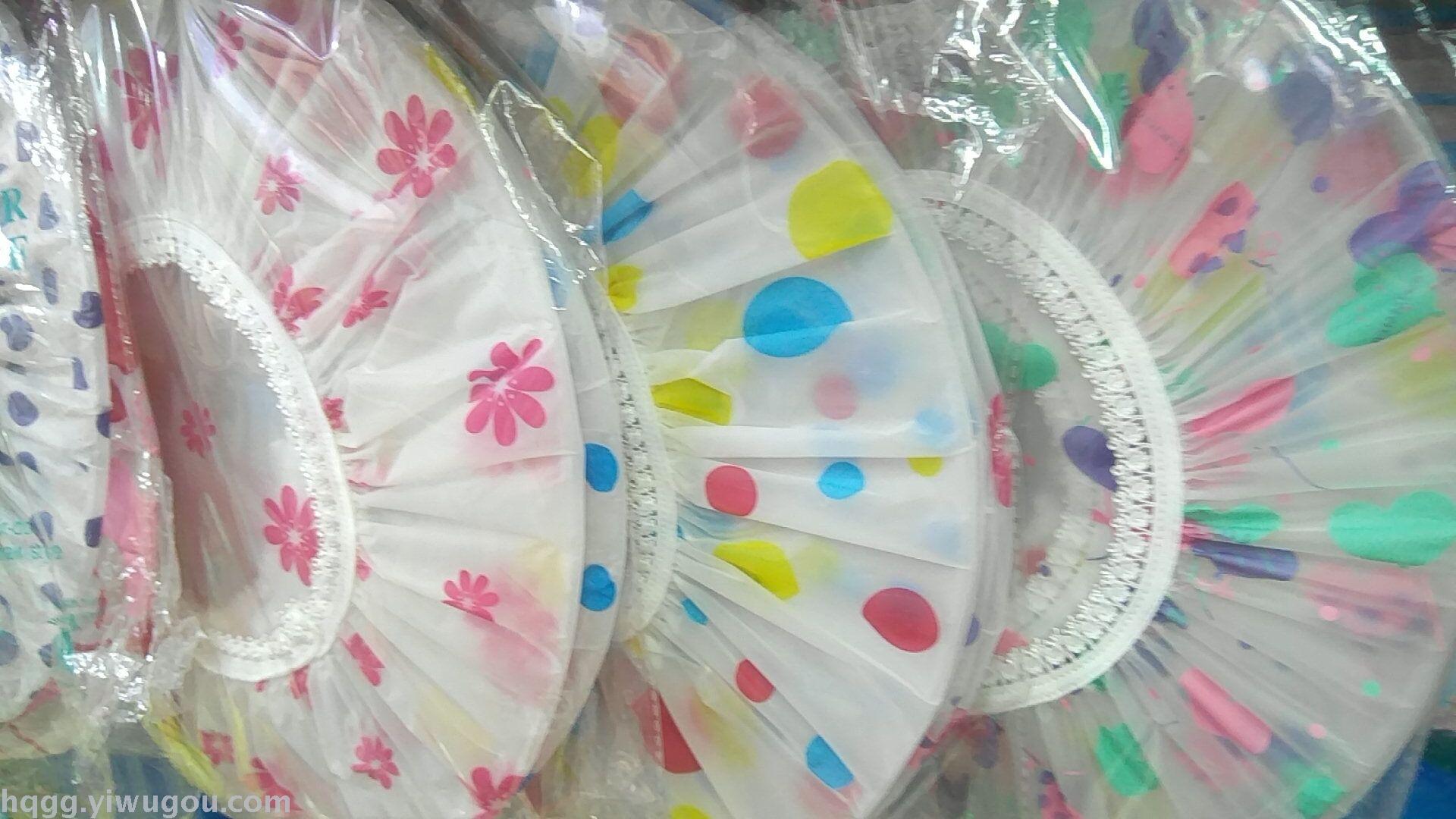 EVA浴帽圆opp袋子包装，颜色混装