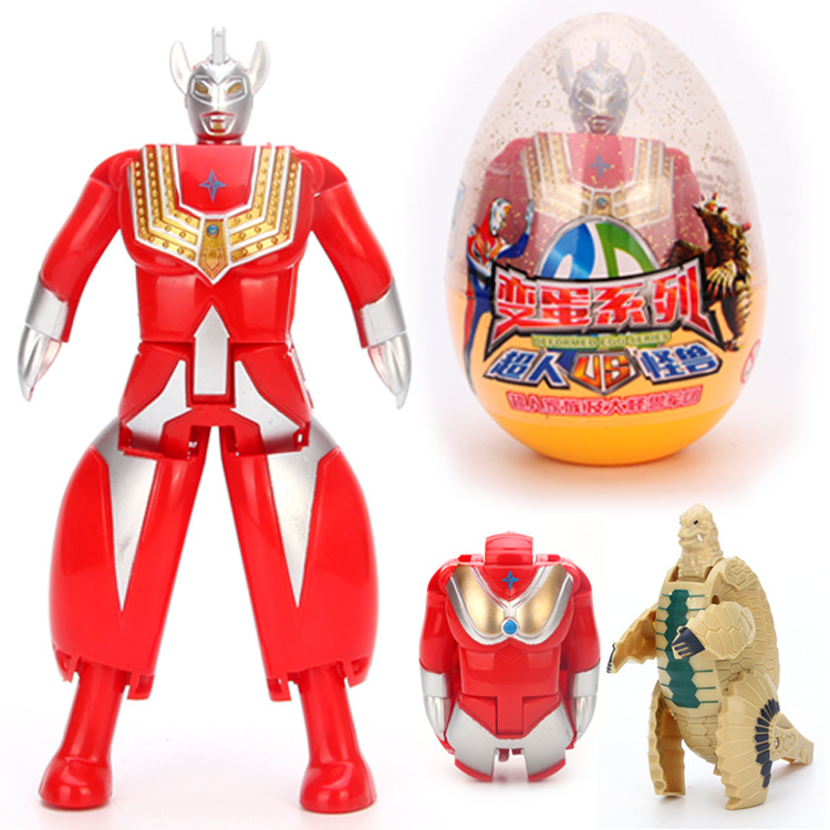 Children's educational transformation building block animation doll toy 777-29 Simulation cartoon robot peripheral model set details Picture