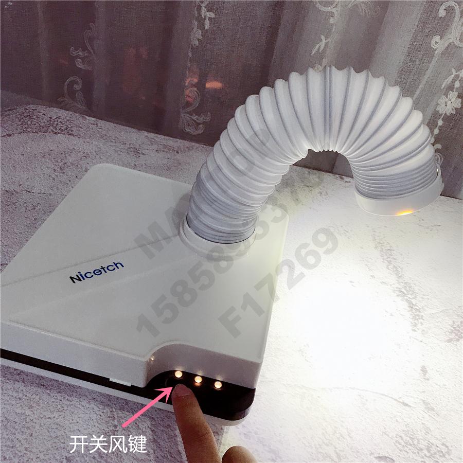 Factory direct sales of cross-border best-selling nail vacuum cleaner, new high-power Japanese-style filter single-fan nail dust collector Specification image