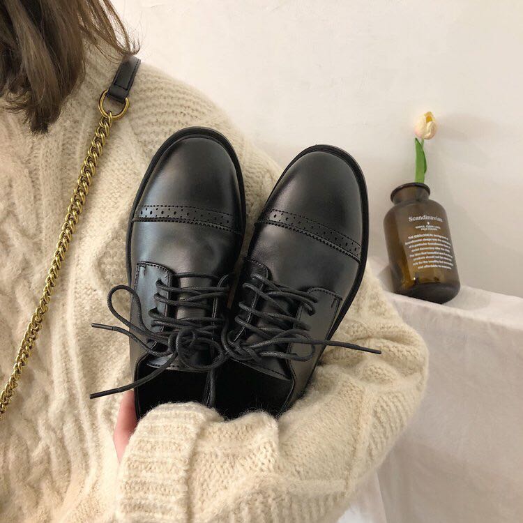 学院风格新款单鞋