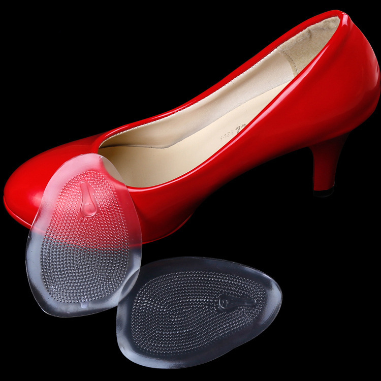 新款PU粘性硅胶小圆点按摩前掌垫 高跟鞋 防脚痛 高跟鞋必备