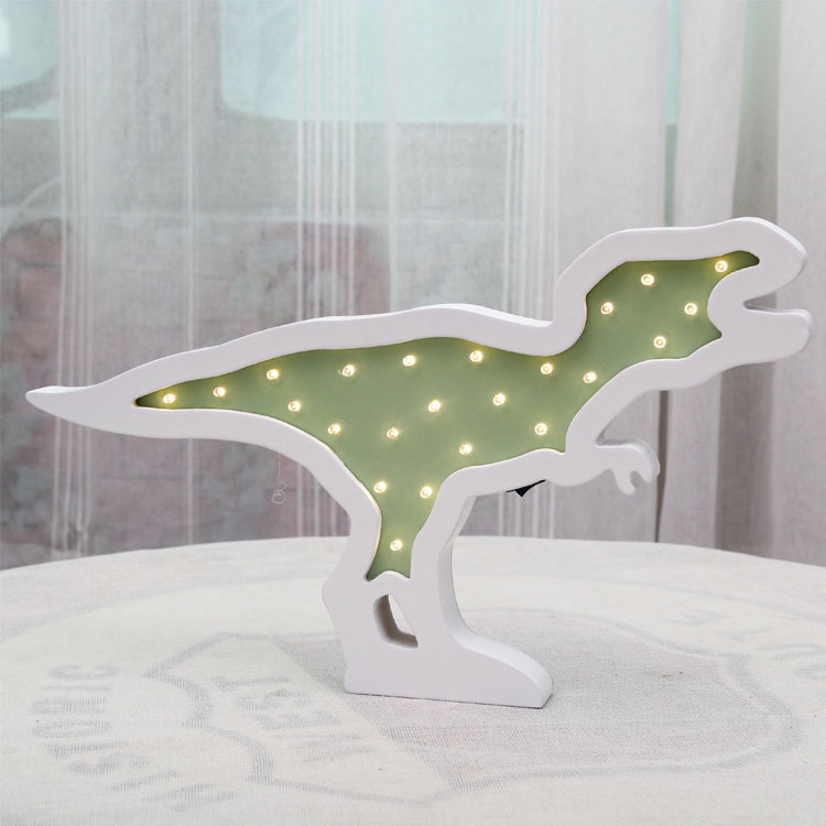 Nordic INS cartoon creative new dinosaur simple modern LED lamp decoration swing props