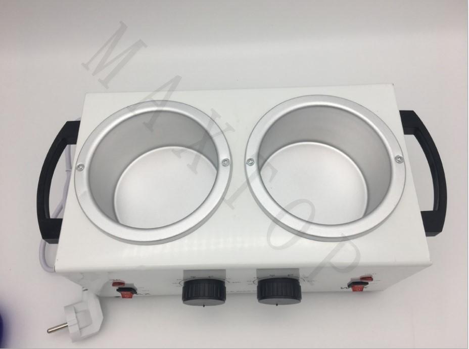 Factory direct sales of beauty double-oven temperature-controlled wax therapy machine, multi-functional hair removal wax machine, wax bean heating machine details Picture