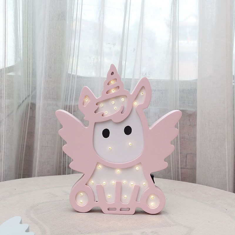 Ins girl heart angel LED lamp wall hanging wall decoration girls room decoration wall hanging decorations
