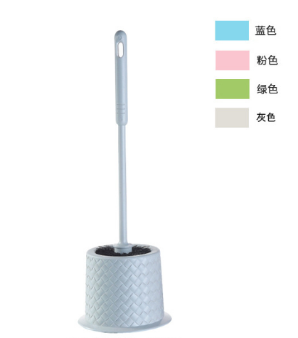 Rattan circular toilet cleaning refresh toilet cleaning brush with base toilet brush