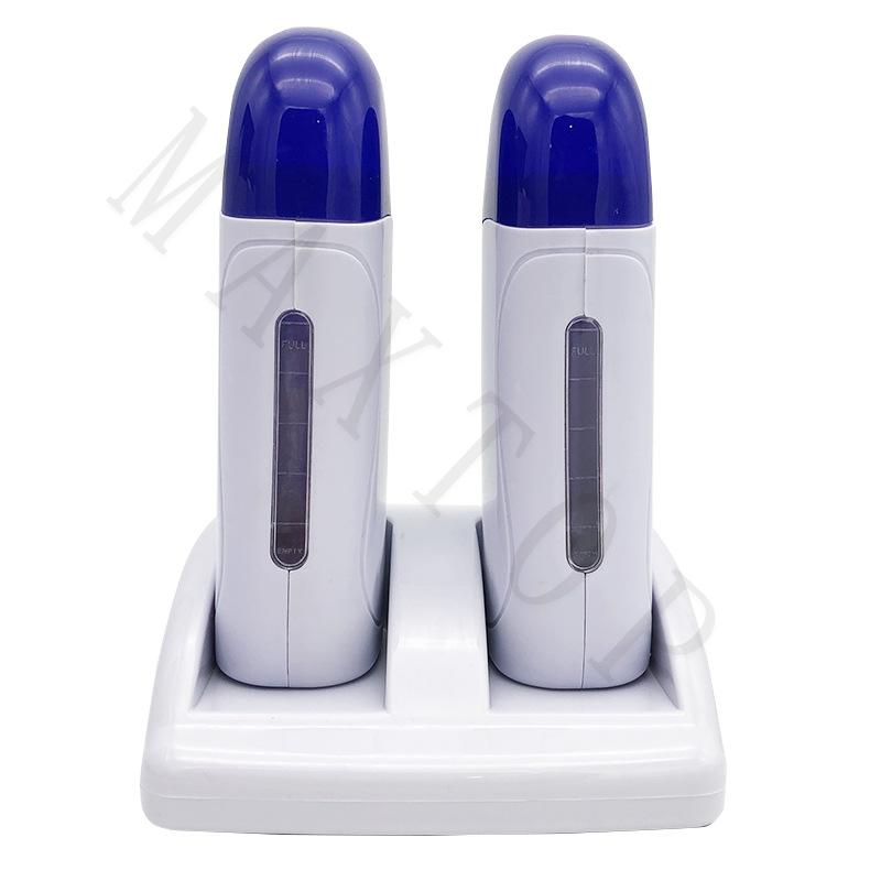 Factory direct sales cross-border explosive hair removal waxing machine Hot wax machine double seat hair removal waxing treatment instrument wax melting machine