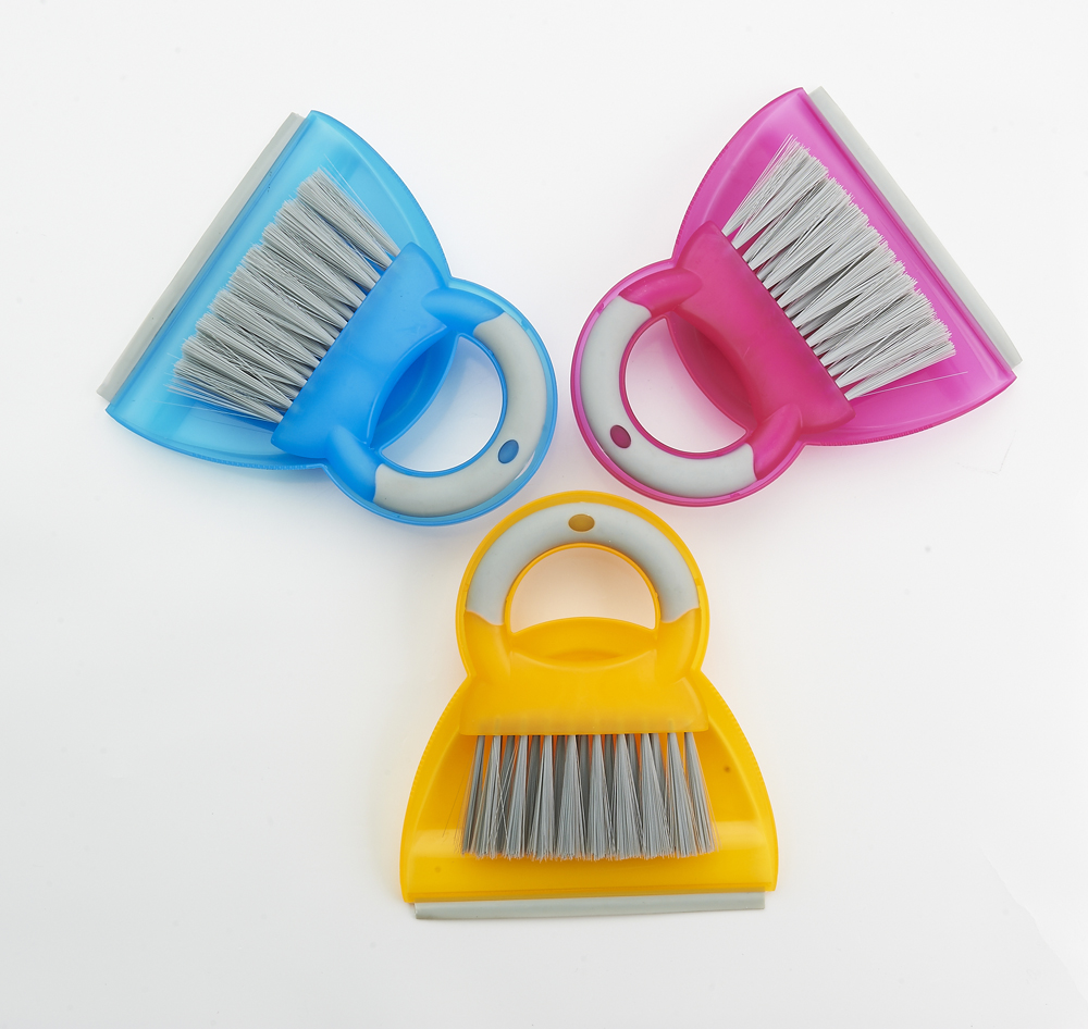 Mini floor brush car cleaning brush bed brush garbage bucket set home floor brush