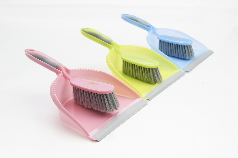 Extra thick large table top cleaning set Mini keyboard brush set small broom dustpan set table top brush