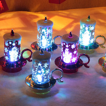 Christmas decorations small night lights candle lights LED electronic candle lights Christmas decorations