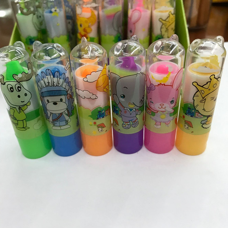 Cartoon lip balm lip balm oil lip wax moisturizes lipstick Specification drawing