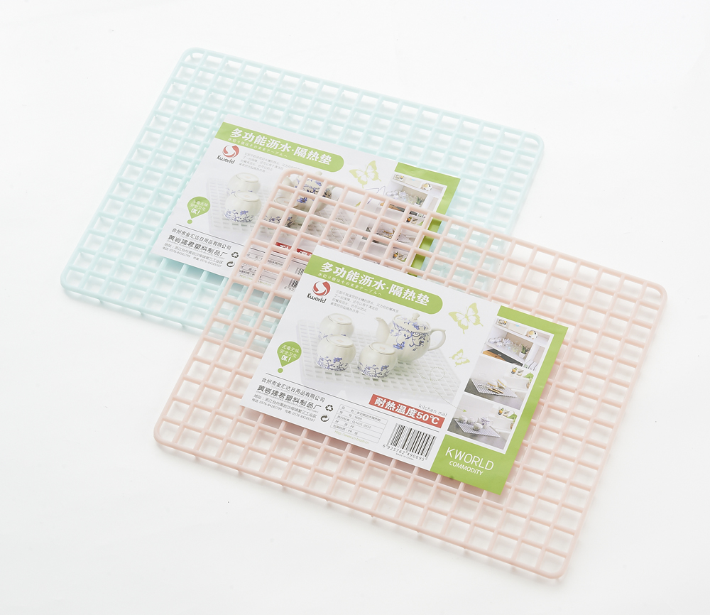 防滑 隔热多用垫 耐高温餐垫 隔热垫 时尚格子垫