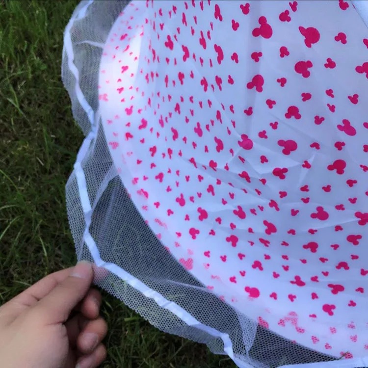 宝宝摇篮落地公主蕾丝装饰蚊帐厂家直销 蒙古包蚊帐免安装细节图