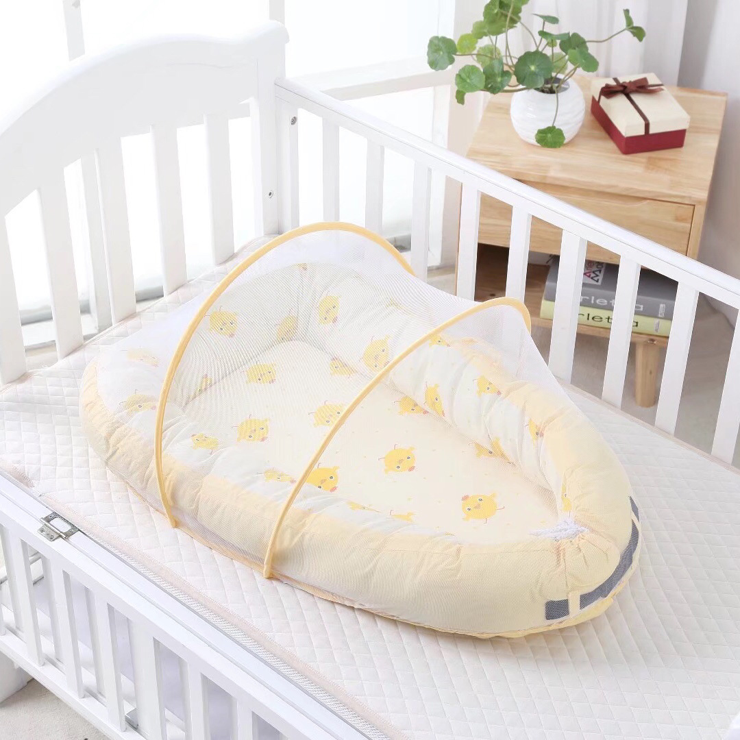 2019新款母婴用品婴儿床中床 新生儿便携式多功能婴儿睡床床中床产品图