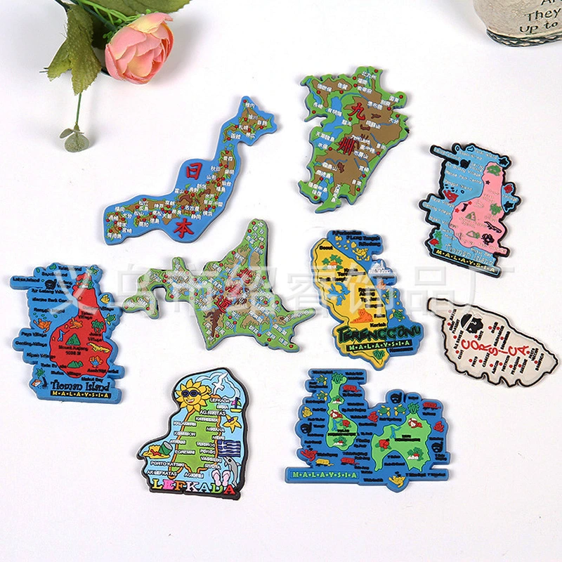 Custom Pvc Refrigerator Sticker Cartoon Soft Glue Magnetic Refrigerator Sticker Manufacturers Small Gift Australia Refrigerator Sticker
