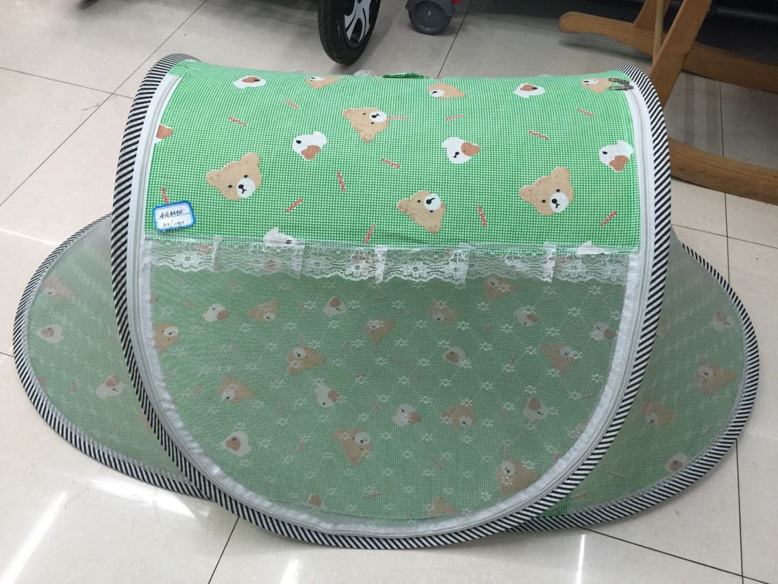 专业批发 婴儿蚊帐 折叠蚊帐 船形婴儿蚊帐 一箱起批,棉布花边哦产品图